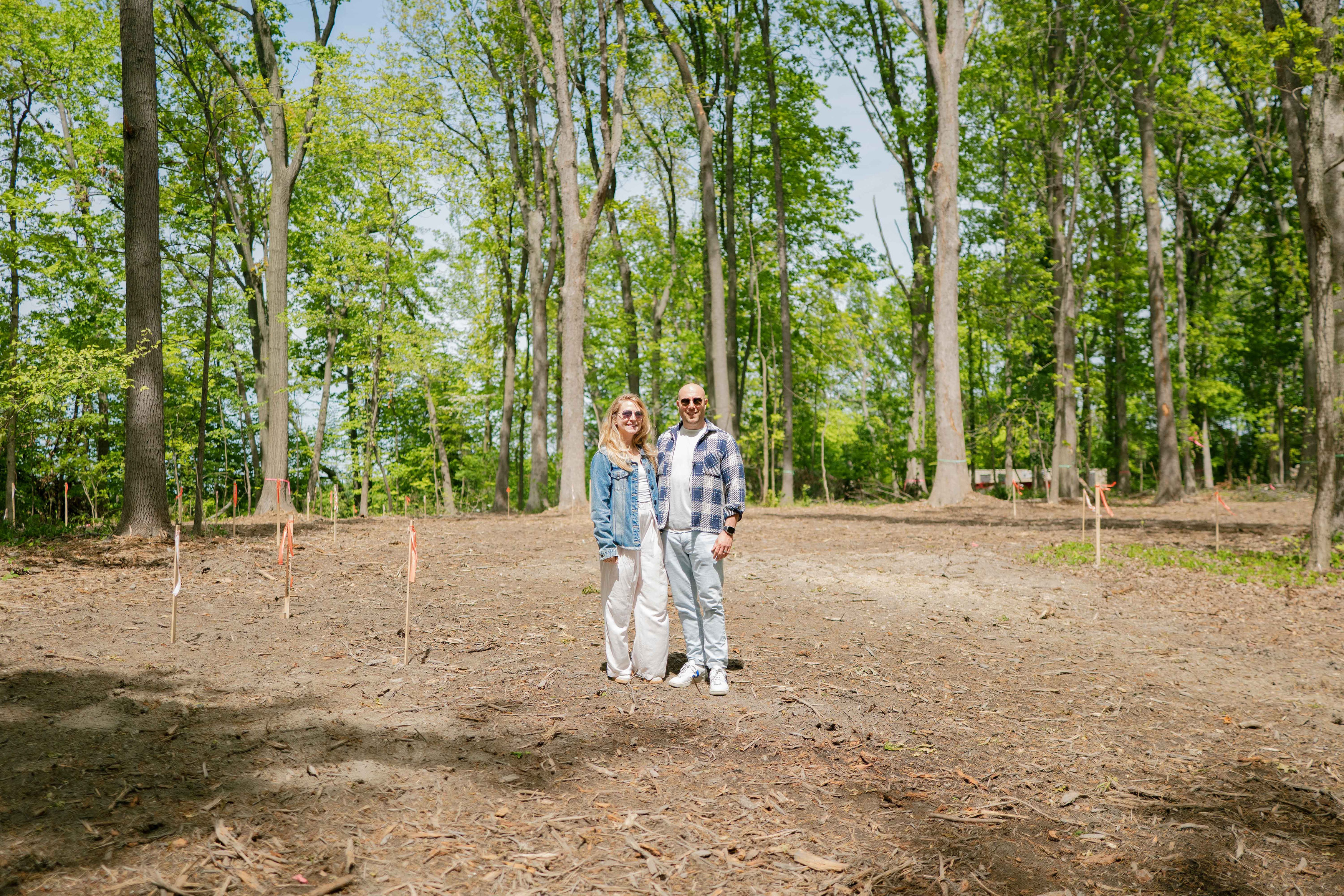 Justin Cohen and Jeana Anderson Cohen at Petite Acres